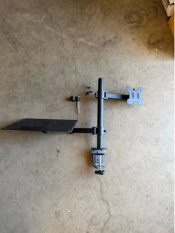 Monitor and laptop stand
