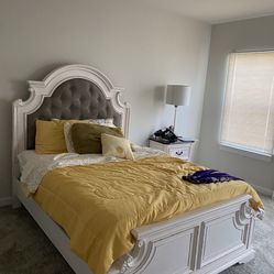 Queen Size Bed And Night Stand 