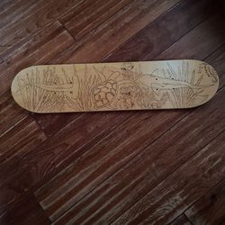 Ocean Scene Art Skateboard Deck 