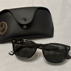 Ray Ban Polarized Polished Light Havana sunglasses