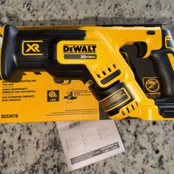 TOOL ONLY NEW DEWALT 20VOLT Xr SAWZALL