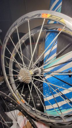 Ksyrium SL rimset, rim brake, true, excellent condition, also Bontranger, Diore, etc.