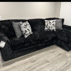 Brand New Ashley Midnight Madness Sectional 
