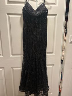 BLACK WEDDING  GUEST DRESS