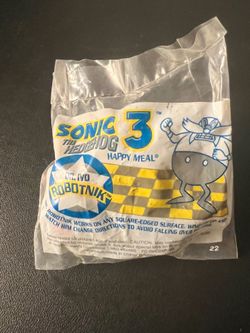 Vintage 1993 McDonald’s Sonic The Hedgehog 3 Dr Robotnik Happy Meal Toy Sealed
