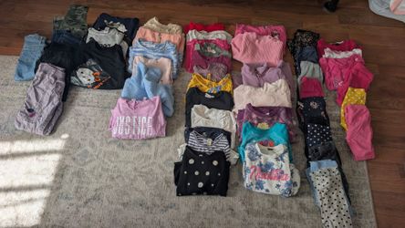 Toddler girl clothes - long sleeves - 4T/5T $45