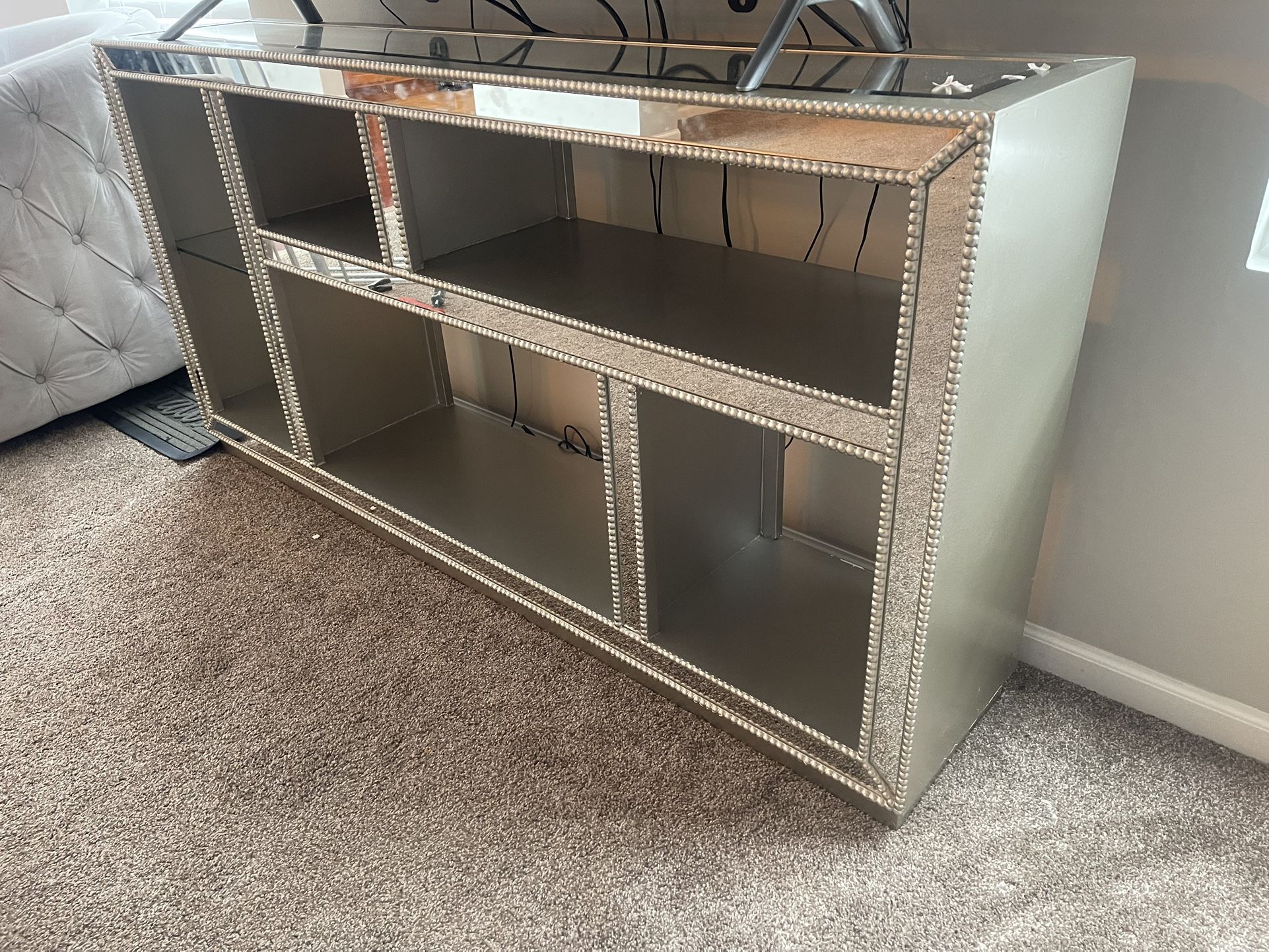 Mirrored TV Console for Sale in Romeoville, IL OfferUp