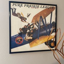 Framed Pure Prairie League Just Flying Lp