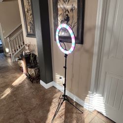 Bi Color Ring Light With Tripod 
