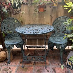 Iron Table and Chairs Set