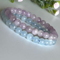 Natural Pink & Blue Quartz 