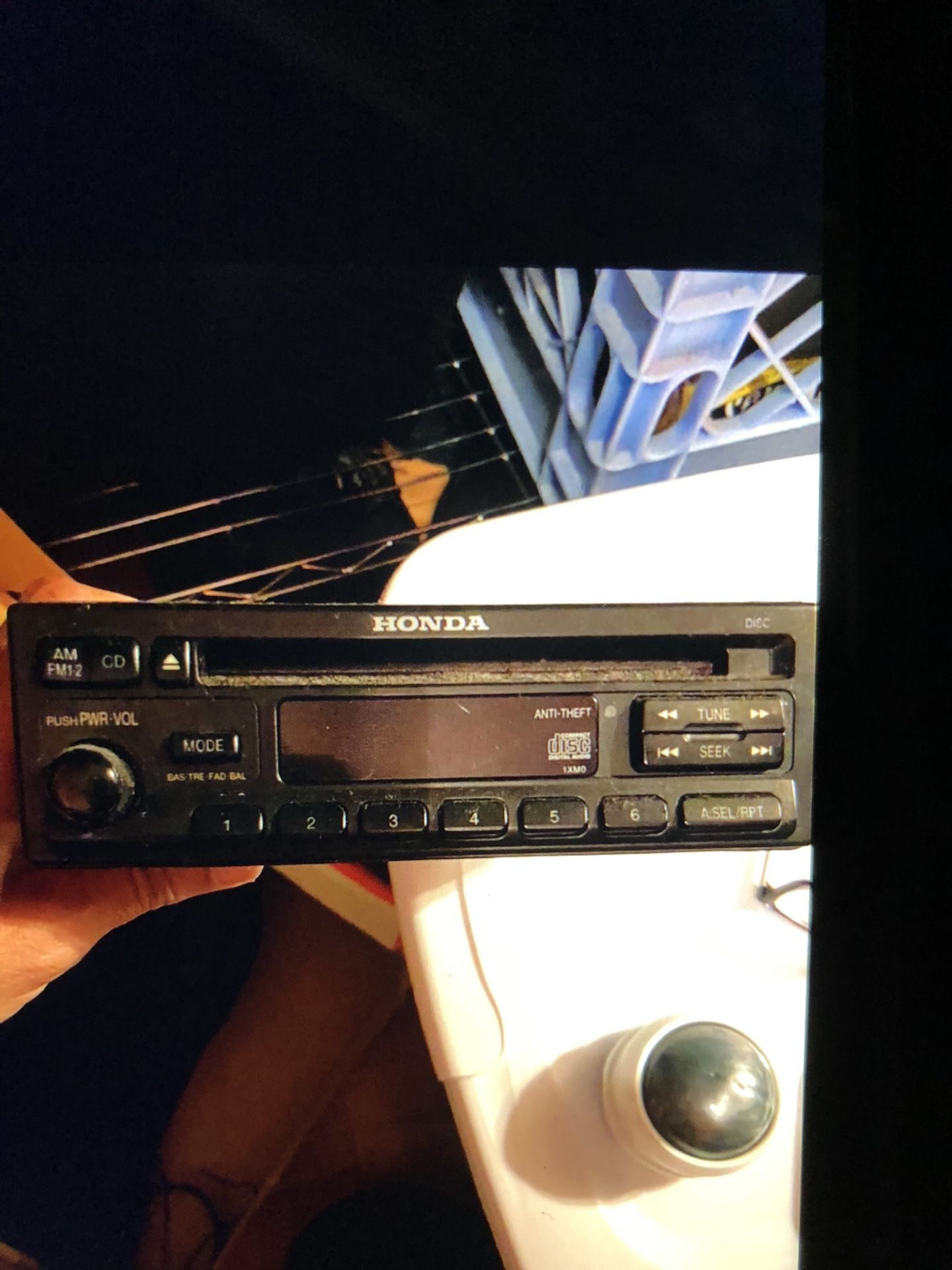 Factory Honda Radio With Anti Theft Code