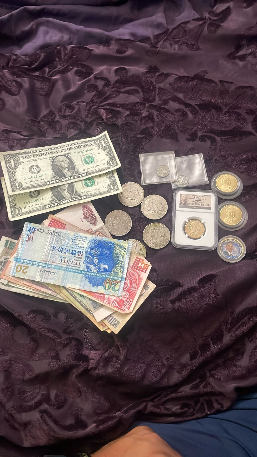 Money And Coin Collection