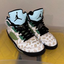 Air Jordan 5 Retro Island Green CN2932-100 Size 7 Authentic