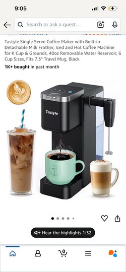 Tastyle Single Serve Iced Coffee Maker
