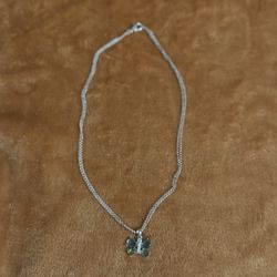 Silver Colored Butterfly Necklace