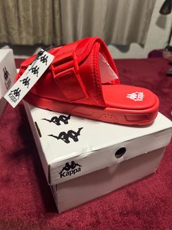 Kappa Red Slide Sandals New with Tags