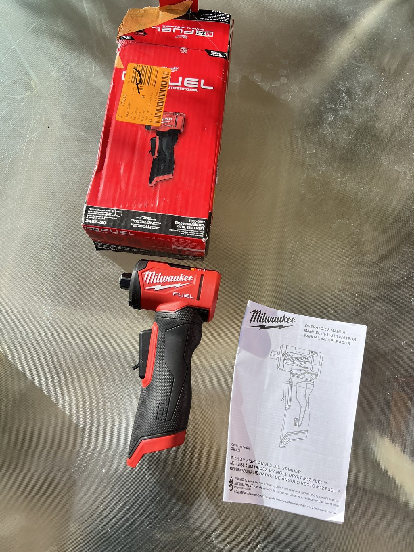 Milwaukee M12 Fuel Right Angle Die Grinder TOOL ONLY