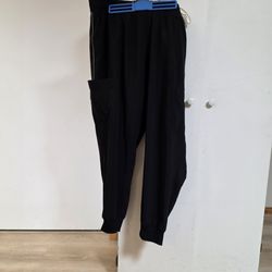 Black Scrub Joggers
