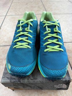 The North Face Women’s Litewave TR Shoes, Blue/Green, Size 10