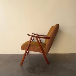Vintage Danish Teak Lounge Chair – Mid-Century Modern Scandinavian Armchair