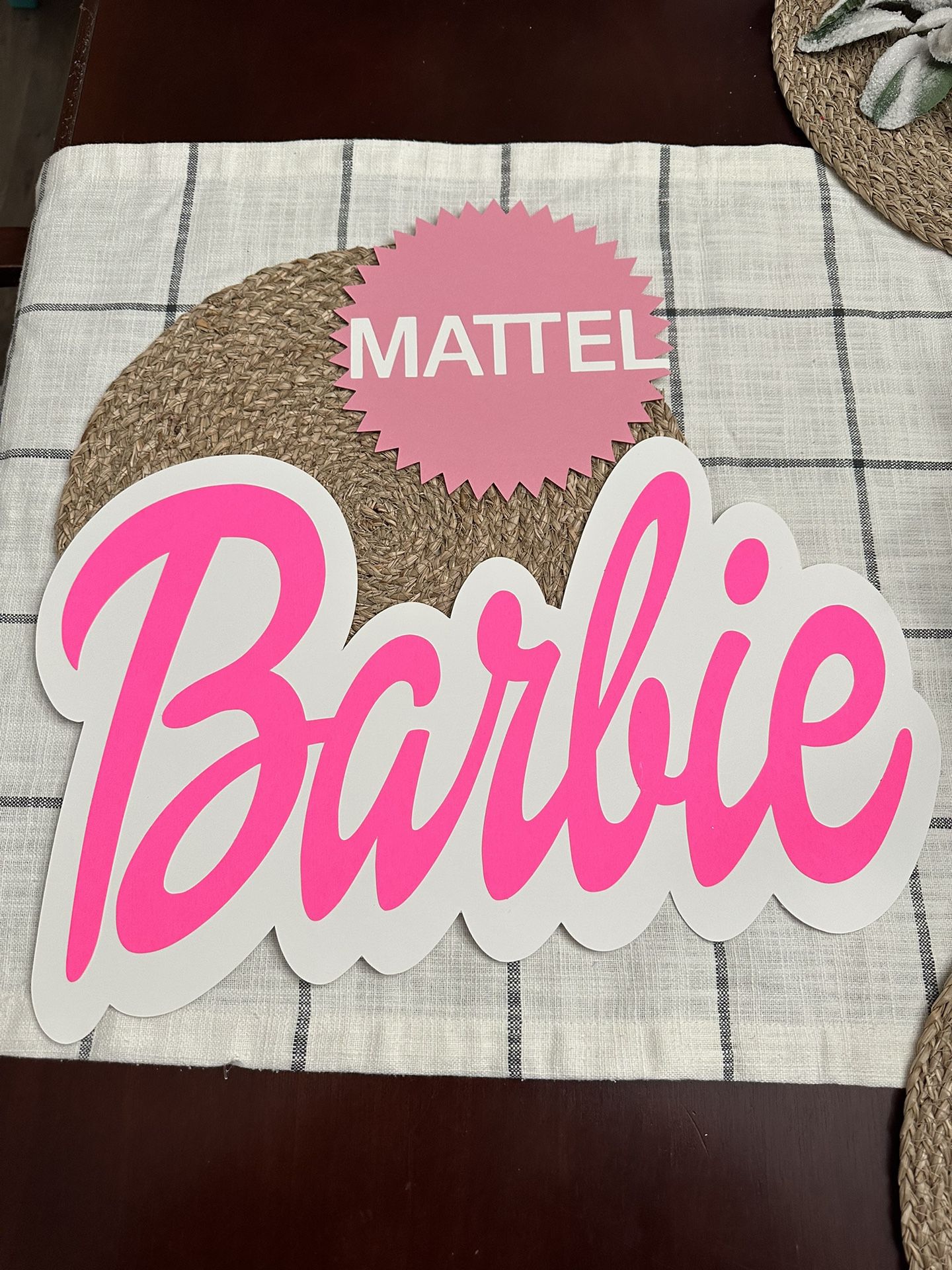 Barbie Logo Sign
