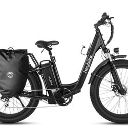 Heybike Explore Electric Bike for Adults 48V 20AH Removable Massive Battery, 750W Brushless Motor, 26" x 4.0 Fat Tire Step-Thru Ebike up to 28MPH,7-Sp
