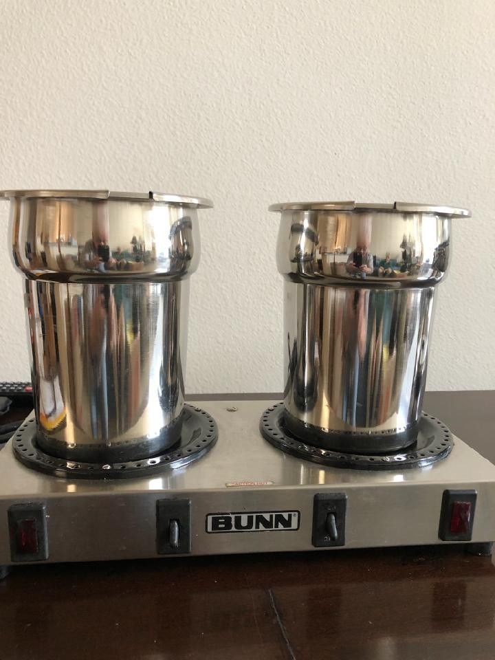 Bunn Double Burner With Stainless Steel Dancanters