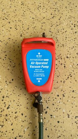 Pittsburgh Automotive air-operated A/C vacuum pump