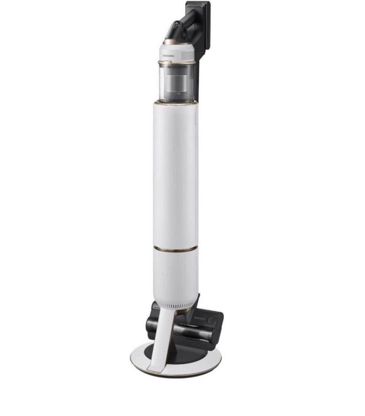 SAMSUNG BESPOKE Jet Cordless Stick Vacuum Cleaner w/ All In One Clean Station, Misty White