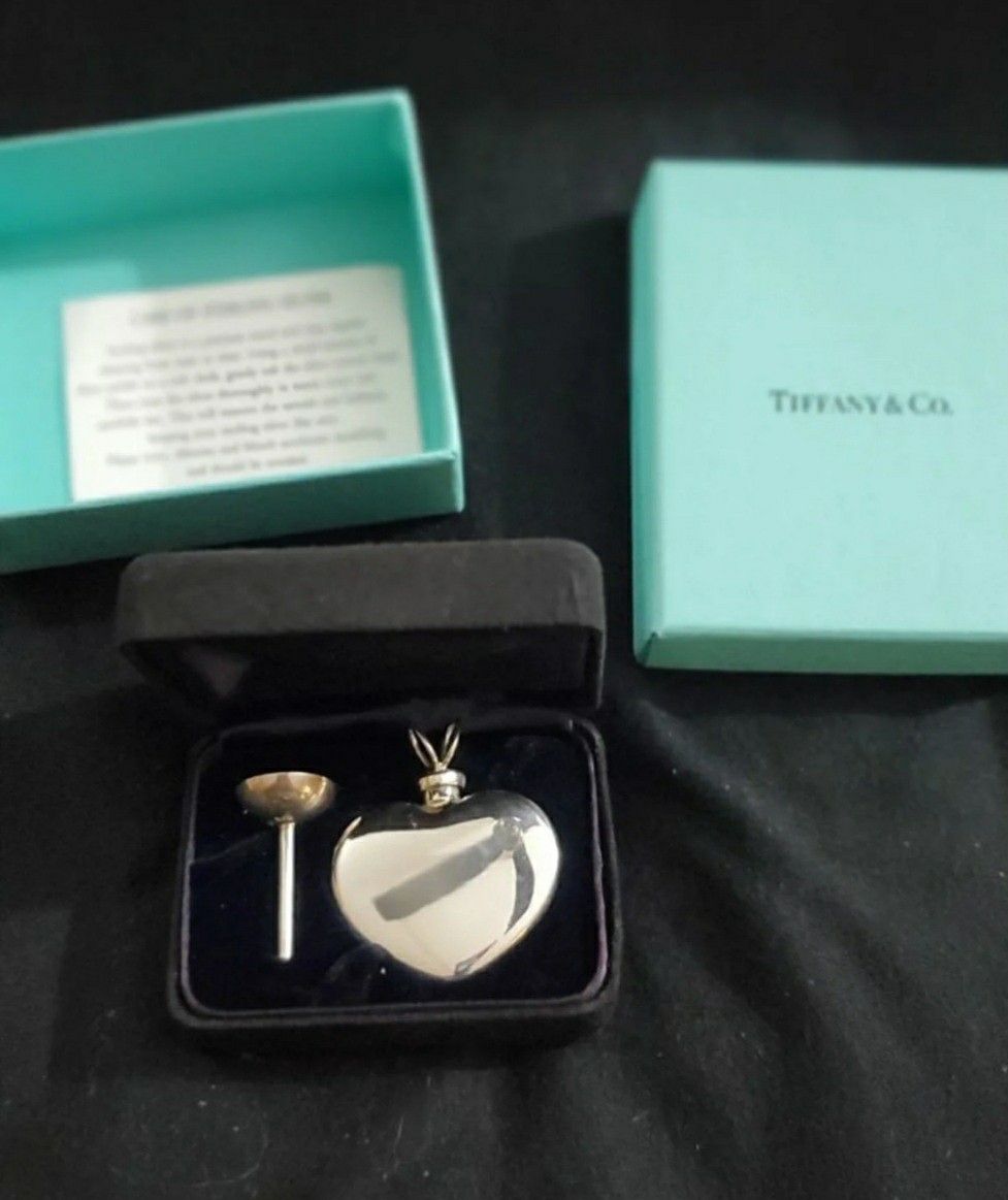 Tiffany perfume flask charm