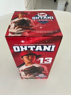 Shohei Ohtani 13K Commemorative Bobblehead
