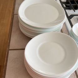 White Dishes Set