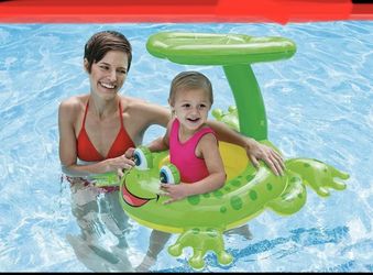 Intex froggy Shaded Green Pool Float Floaty Floatie