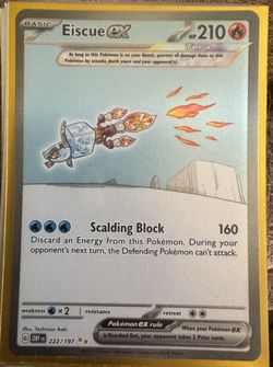 Eiscue Pokémon Card