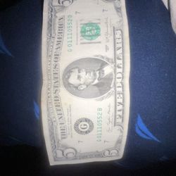 Five dollar bill 1977