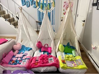 6 TeePee with 5 Air Mattresses