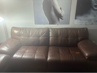 Leather sofa