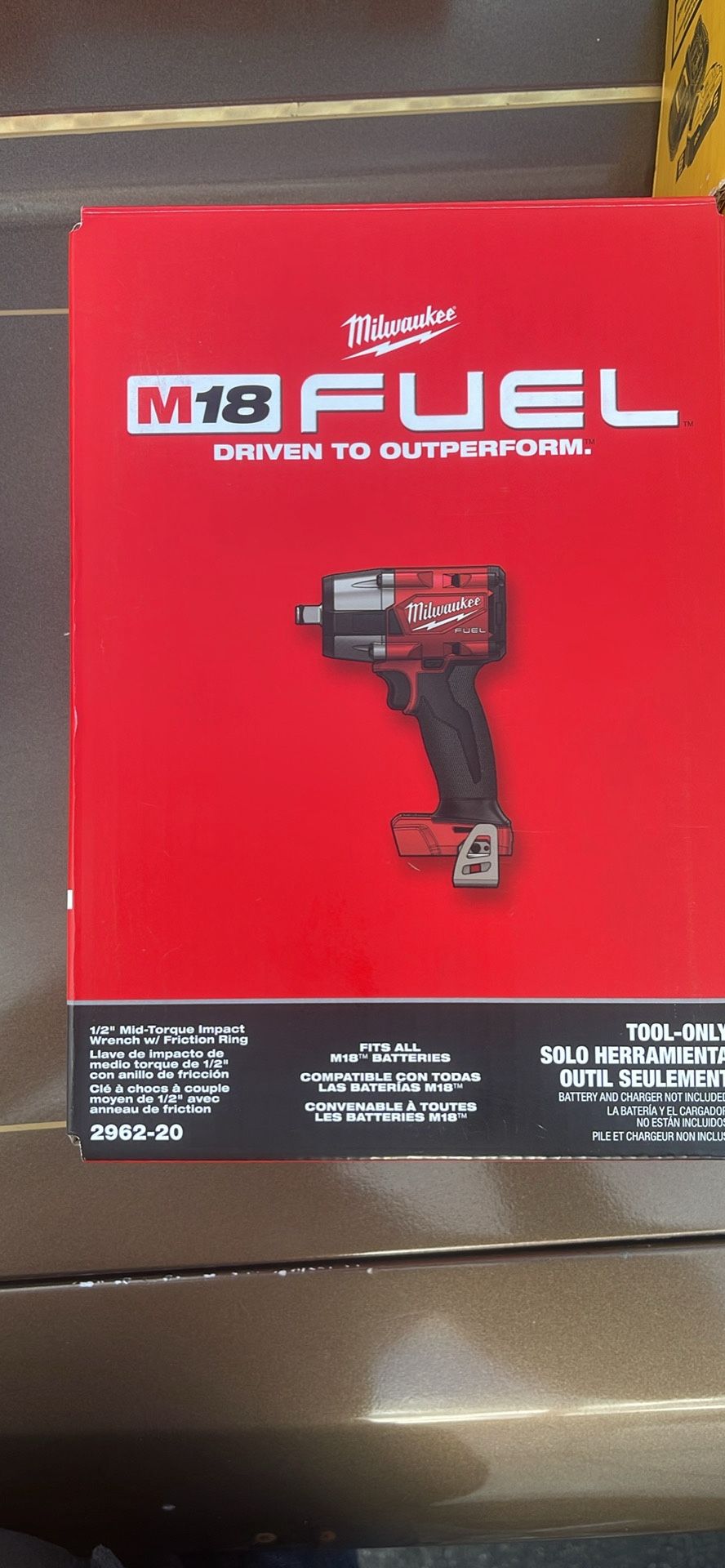 1/2” Milwaukee Mid Torque Impact Wrench