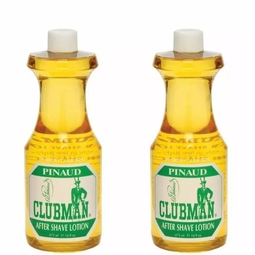 Pinaud Clubman After Shave Lotion for Barbers 16 oz pack of 2pcs 