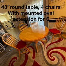 Dining Table Wooden Set