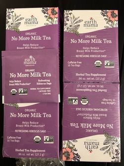Earth Mama Organics No More Milk Tea – 4 Boxes
