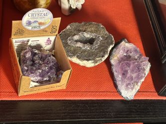 Natural Amethyst And Mineral Stone
