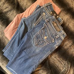 3 Pair Of Jeans Size 29 / 8 (1x10)