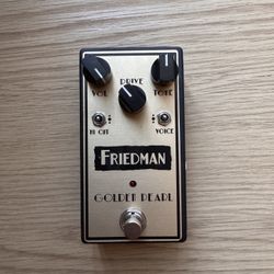 Friedman Golden Pearl Overdrive Pedal