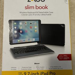 Zagg Slim Book Wireless Keyboard & detachable Case