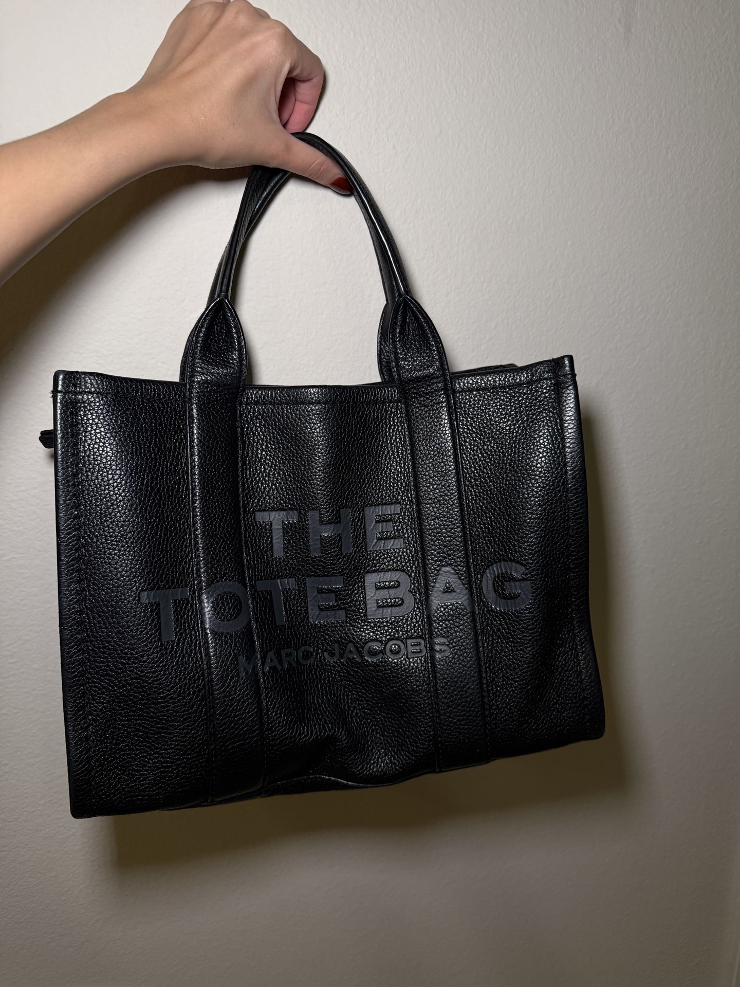 Marc Jacobs Tote Bag Leather Black - Large