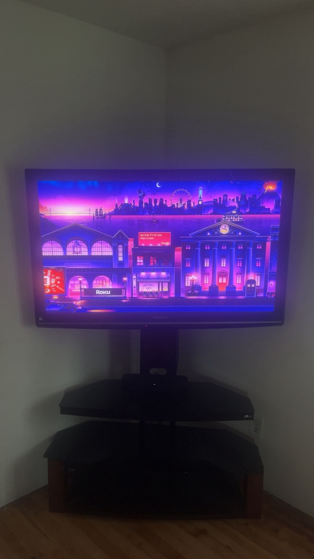 Low-budget Entertainment Center Setup