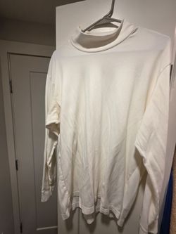 L White Uniqlo Turtleneck
