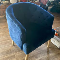 Blue Accent Chair 